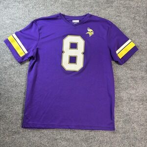 Minnesota Vikings Jersey Mens XL Purple NFL Football Bradford 8 NFL Team Apparel